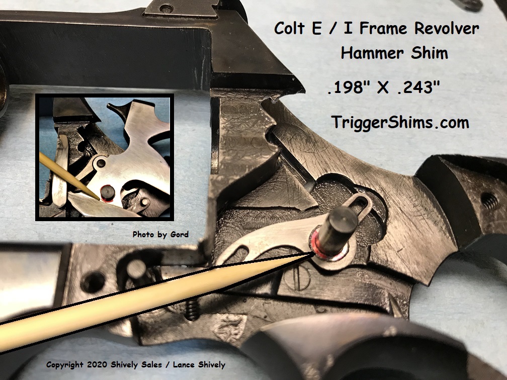 Colt E/I Frame Revolver Hammer Shim